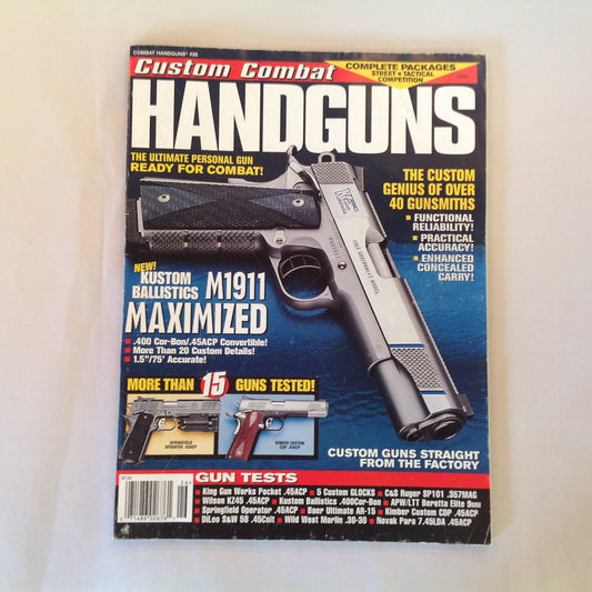Vintage 2002 Custom Combat Handguns Magazine Ultimate Personal Gun Ready for Combat