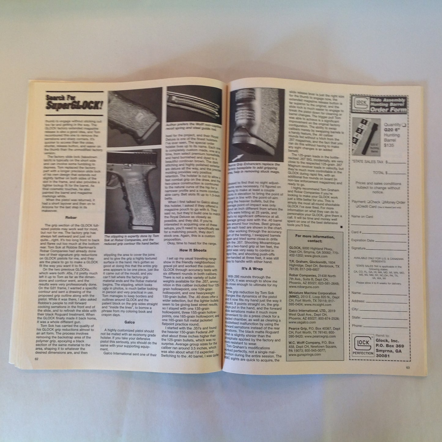 Vintage 2002 Custom Combat Handguns Magazine Ultimate Personal Gun Ready for Combat