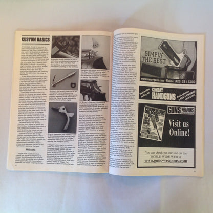 Vintage 2002 Custom Combat Handguns Magazine Ultimate Personal Gun Ready for Combat