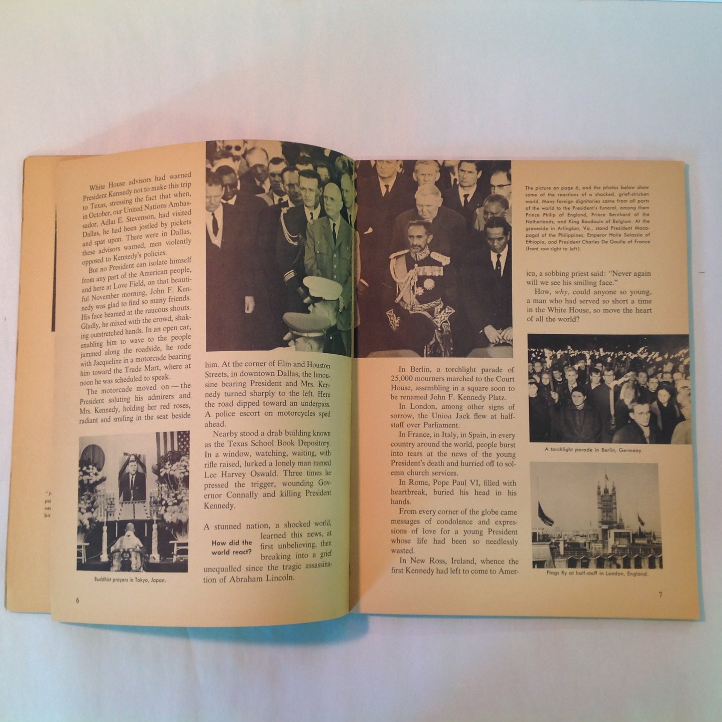 Vintage 1964 Paperback The Story of John F. Kennedy Earl Schenck Miers Wonder Books
