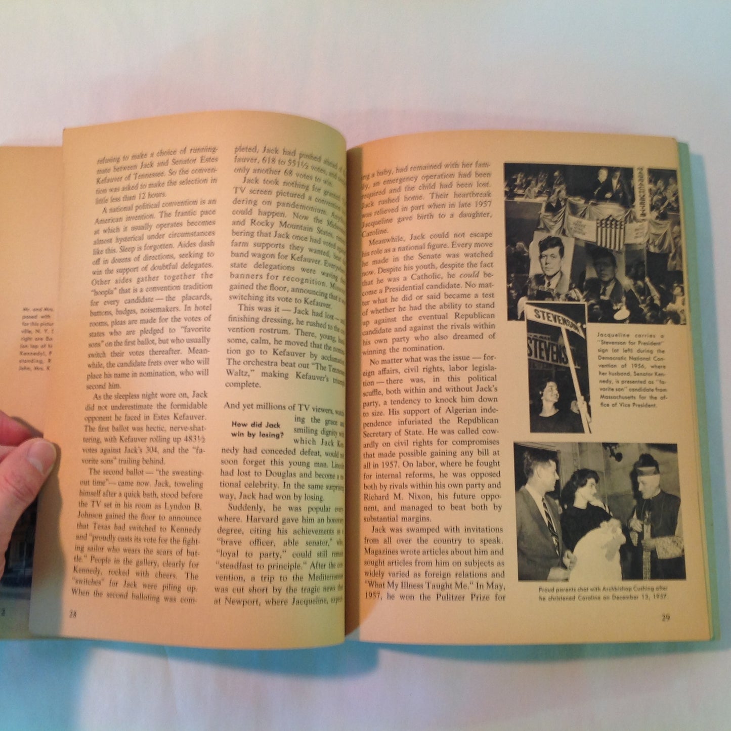 Vintage 1964 Paperback The Story of John F. Kennedy Earl Schenck Miers Wonder Books