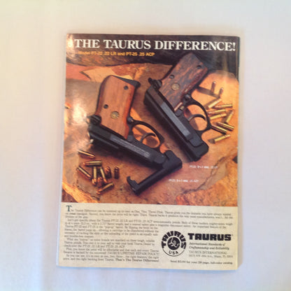 Vintage Jan 1995 Handguns Magazine Combat Handguns Wounded Shooter Drills