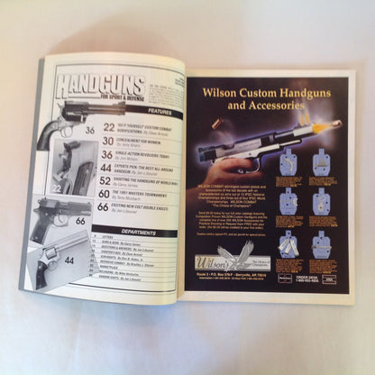 Vintage Jan 1992 Handguns for Sport & Defense Best All-Around Handgun WWI Colt Double Eagles