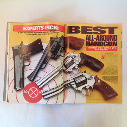 Vintage Jan 1992 Handguns for Sport & Defense Best All-Around Handgun WWI Colt Double Eagles