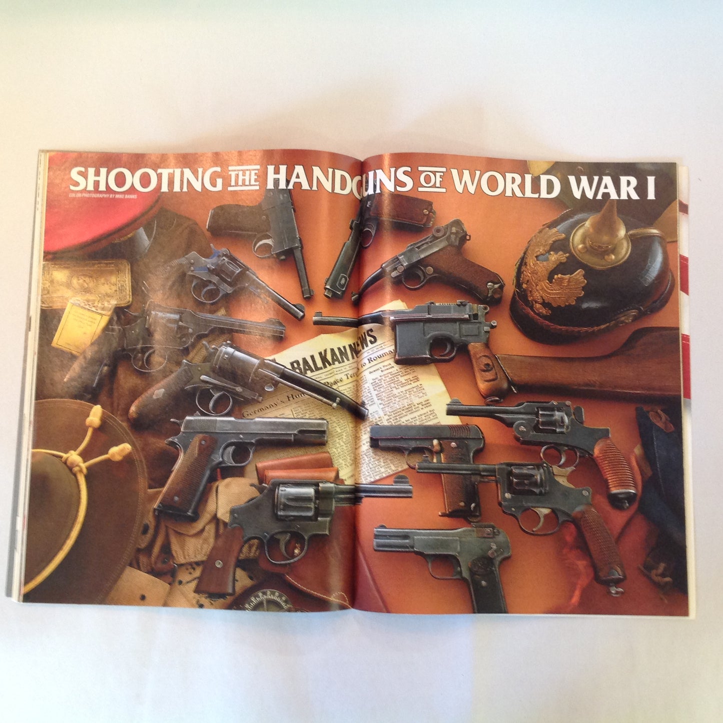 Vintage Jan 1992 Handguns for Sport & Defense Best All-Around Handgun WWI Colt Double Eagles