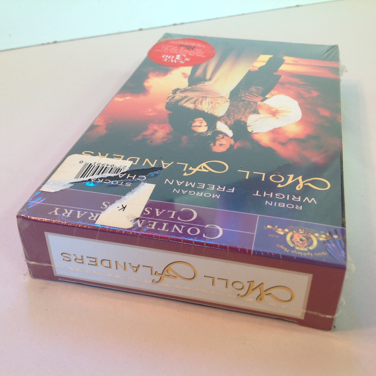 Vintage Sealed NOS 1995 VHS Cassette Moll Flanders Robin Wright Morgan Freeman Stockard Channing