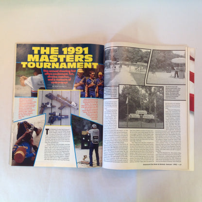 Vintage Jan 1992 Handguns for Sport & Defense Best All-Around Handgun WWI Colt Double Eagles