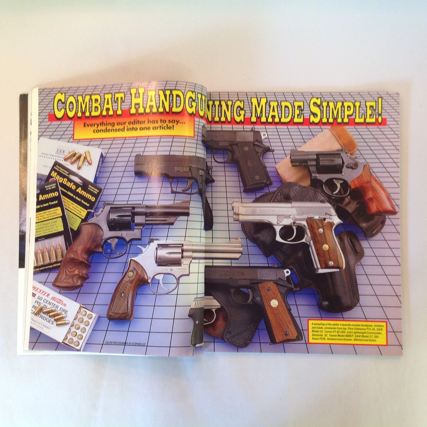 Vintage Apr 1994 Handguns Special Combat Issue Fight or Flight Para-Ordnance