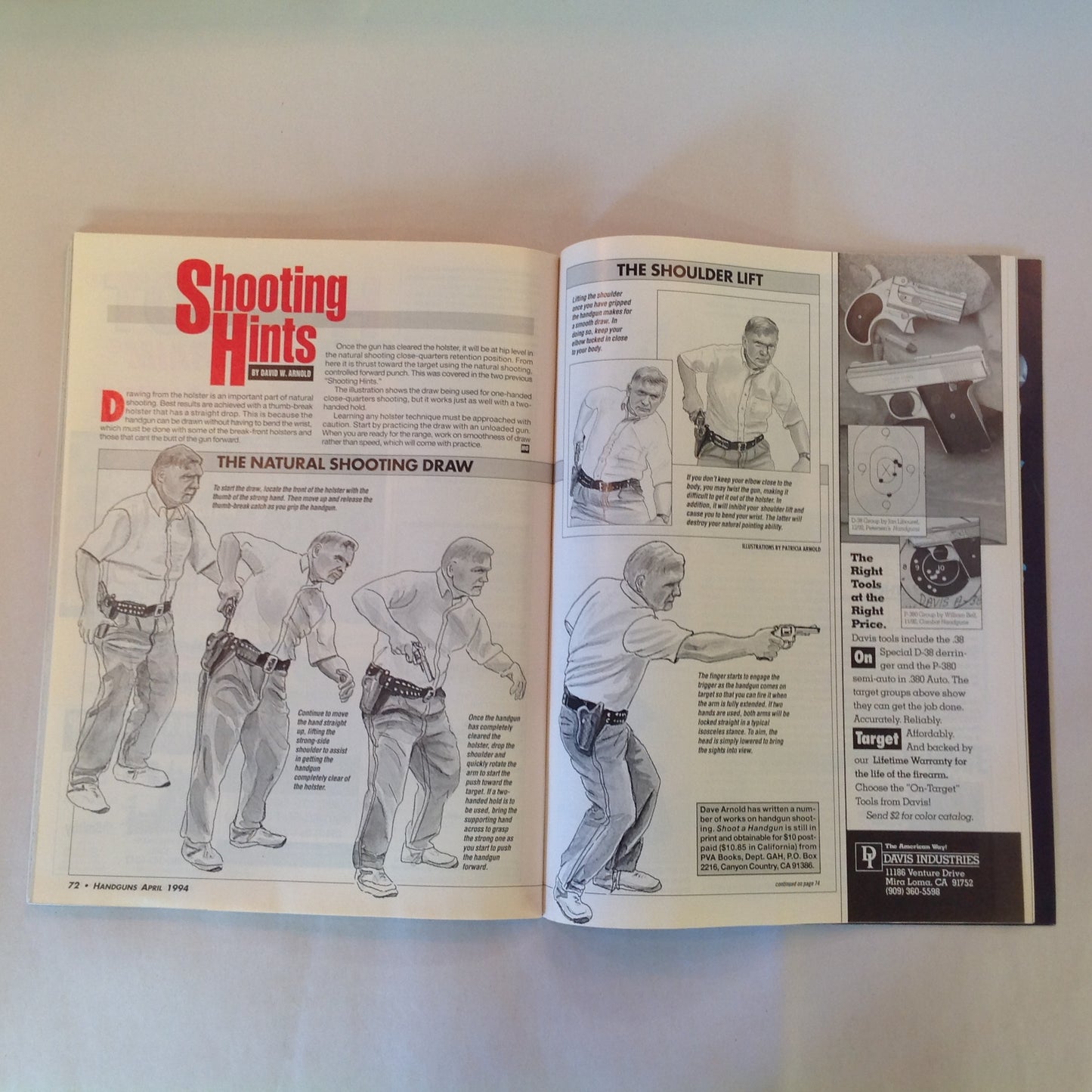 Vintage Apr 1994 Handguns Special Combat Issue Fight or Flight Para-Ordnance