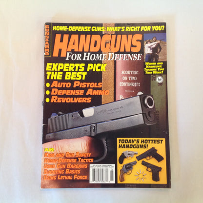 Vintage 1994 Guns & Ammo Magazine Handguns for Home Defense Experts Pick the Best