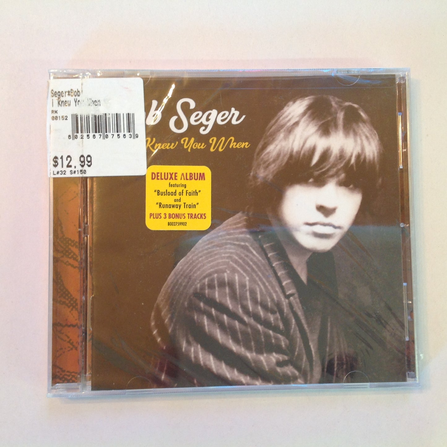 CD Sealed Bob Seger- I Knew You When B002759902 Unopened