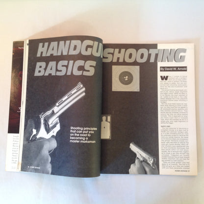 Vintage 1994 Guns & Ammo Magazine Handguns for Home Defense Experts Pick the Best