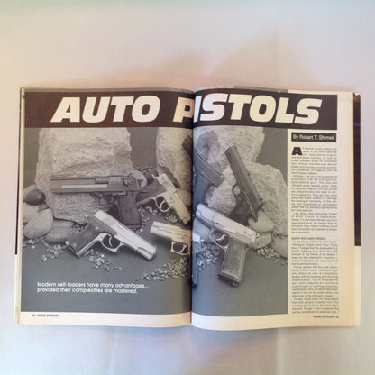 Vintage 1994 Guns & Ammo Magazine Handguns for Home Defense Experts Pick the Best