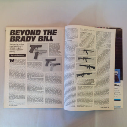 Vintage 1994 Guns & Ammo Magazine Handguns for Home Defense Experts Pick the Best