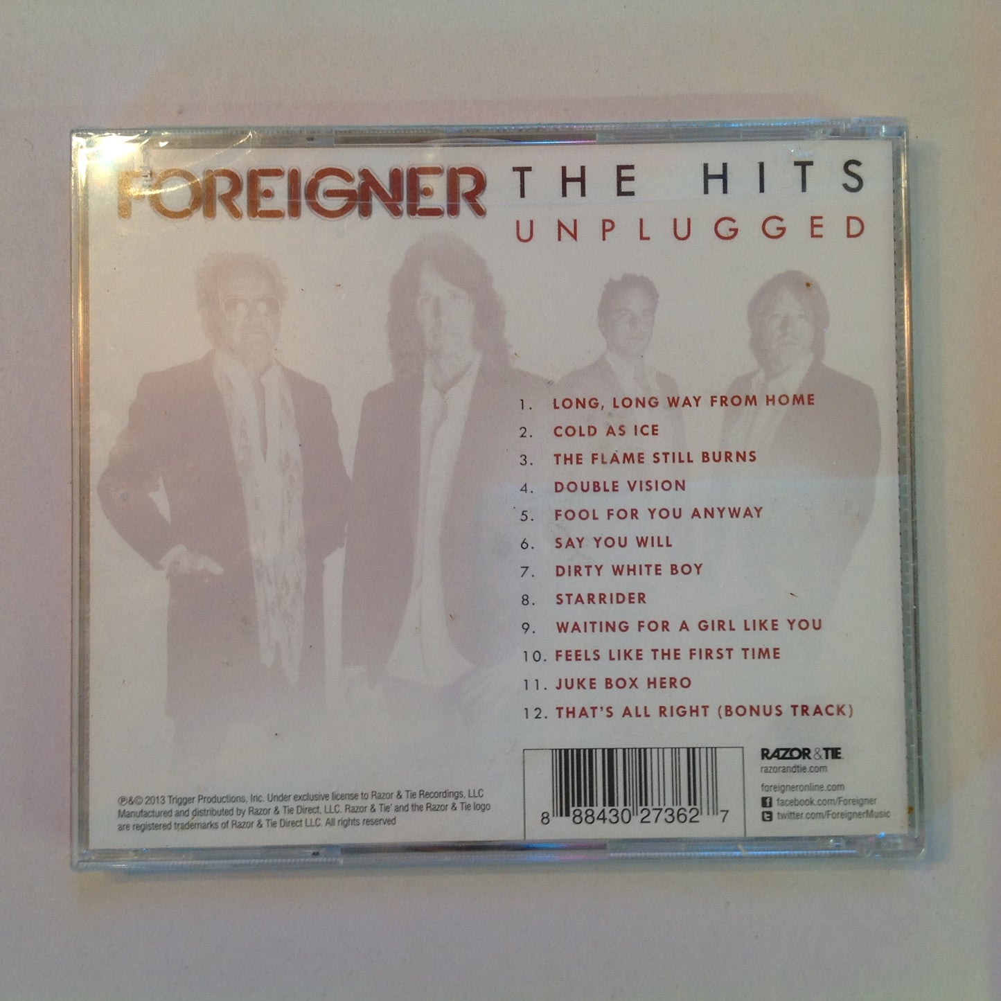 CD Sealed Foreigner-The Hits 8884302736-2 Unopened