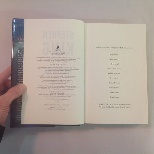 2014 HCDJ Revival: A Novel Stephen King First Printing