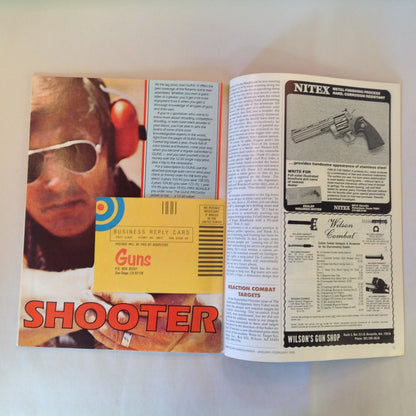 Vintage Jan/Feb 1982 American Handgunner Magazine Gammon by Devel Hank Williams Jr Customer Ruger