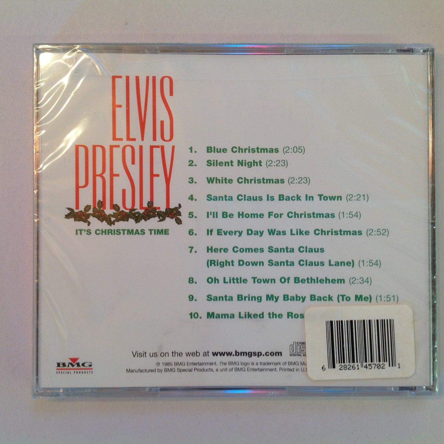 CD Sealed Elvis Presely-It's Christmas Time BMG 75517449312 Unopened