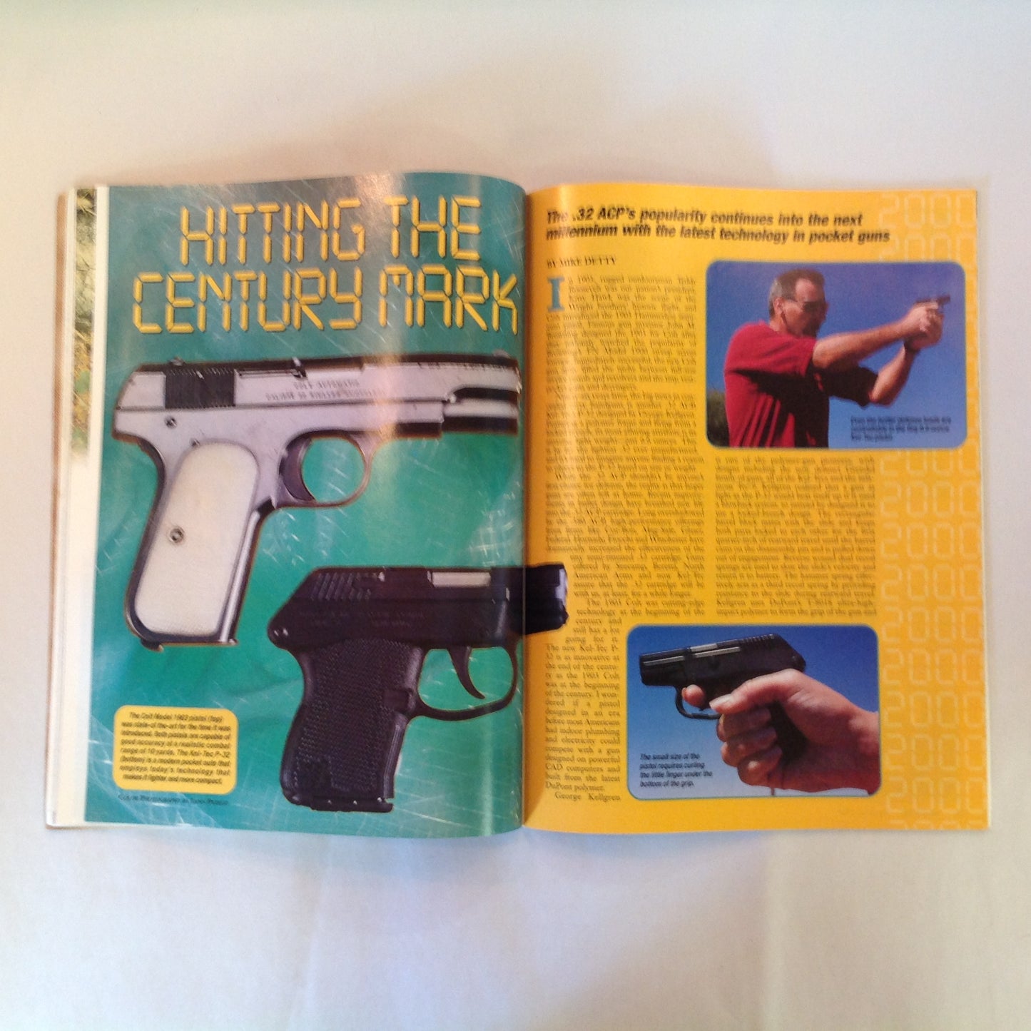 Vintage Dec 1999 Handguns Exclusive First Titanium Auto Radical Infinity .45