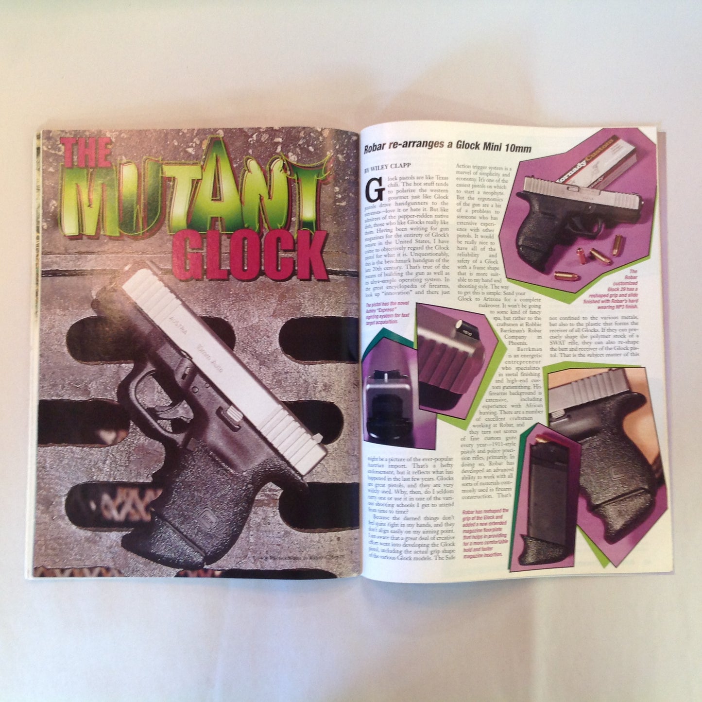 Vintage Dec 1999 Handguns Exclusive First Titanium Auto Radical Infinity .45