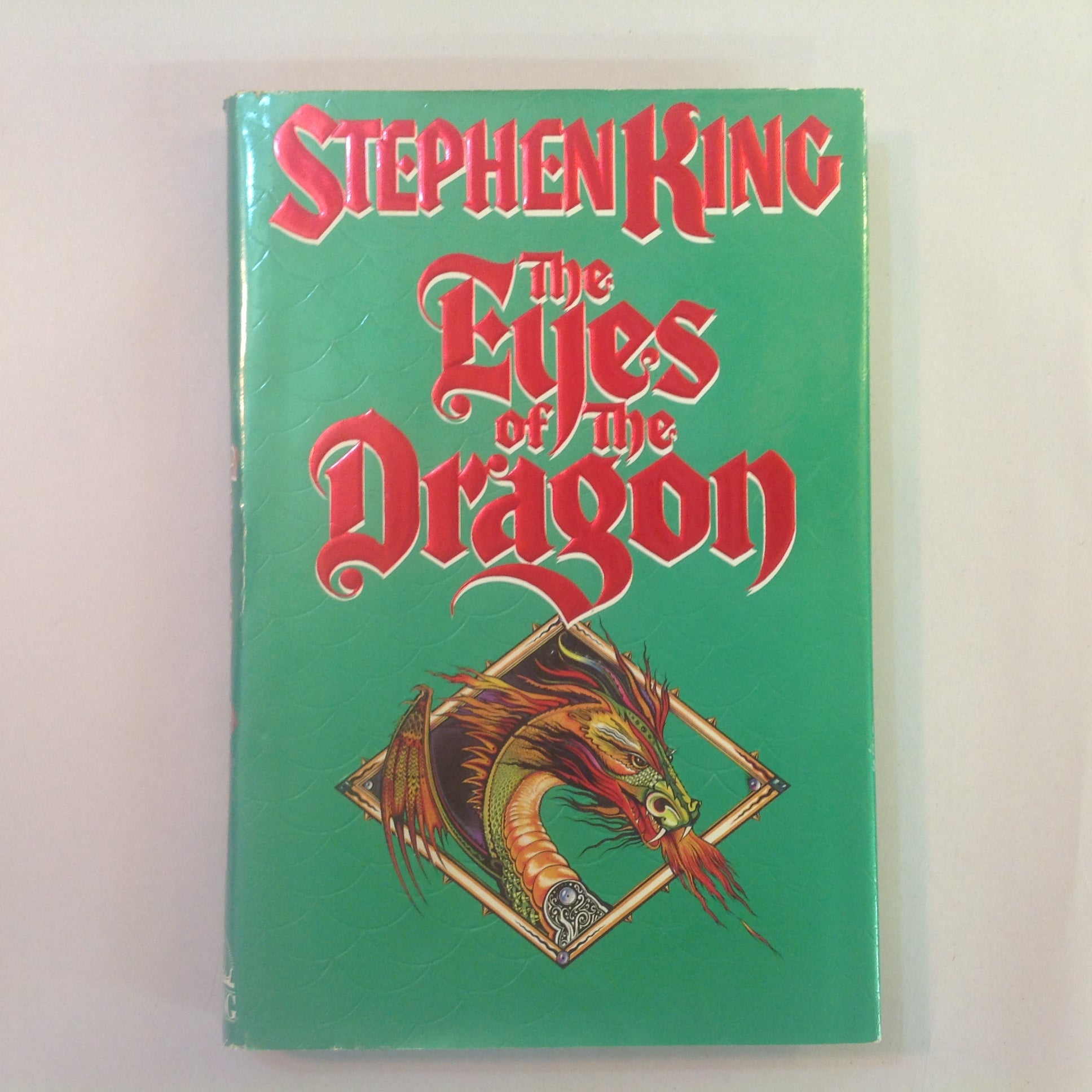 Vintage 1987 HCDJ The Eyes of the Dragon Stephen King First Printing