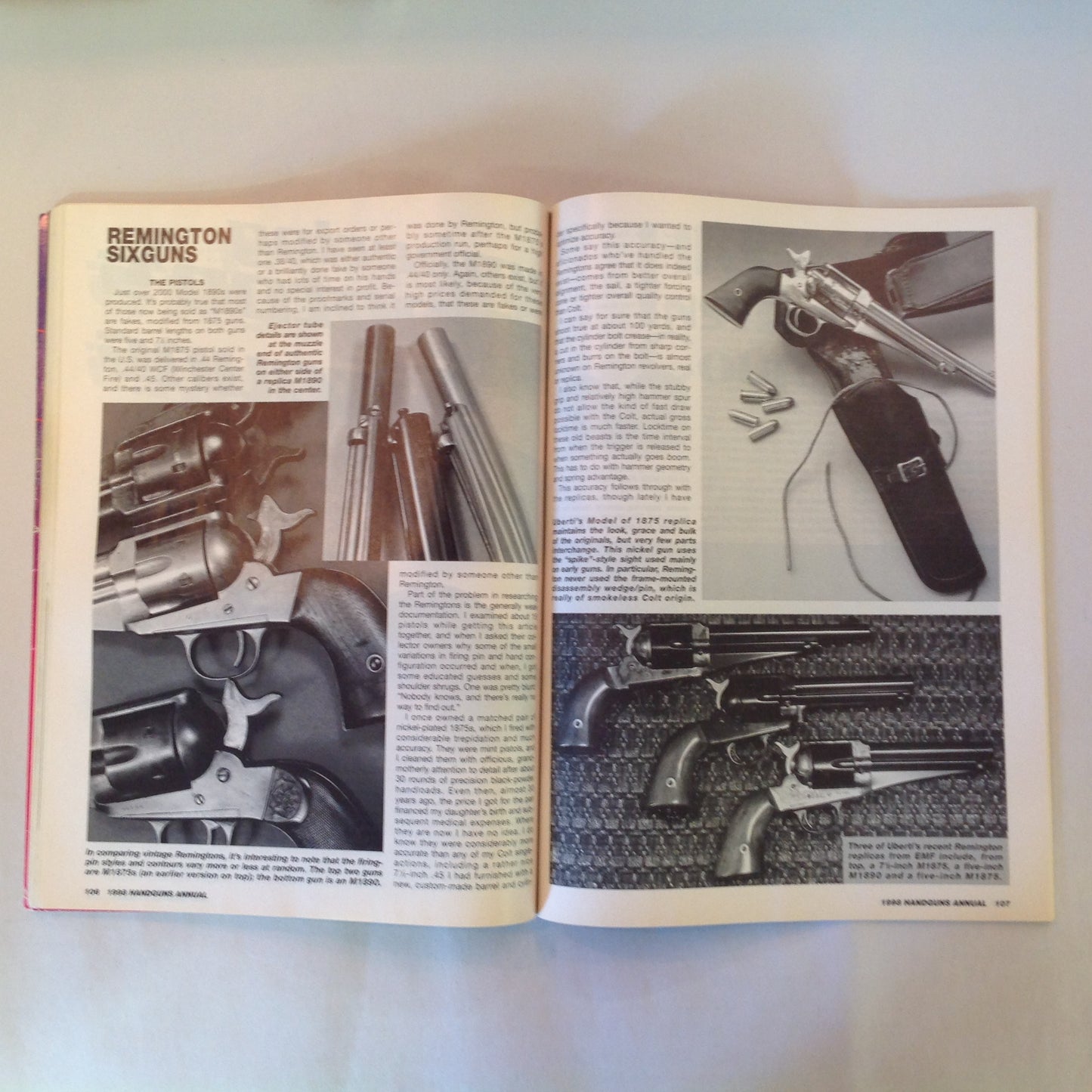 Vintage Guns & Ammo Magazine 1998 Annual Handguns 242 Prices Photos Descriptions