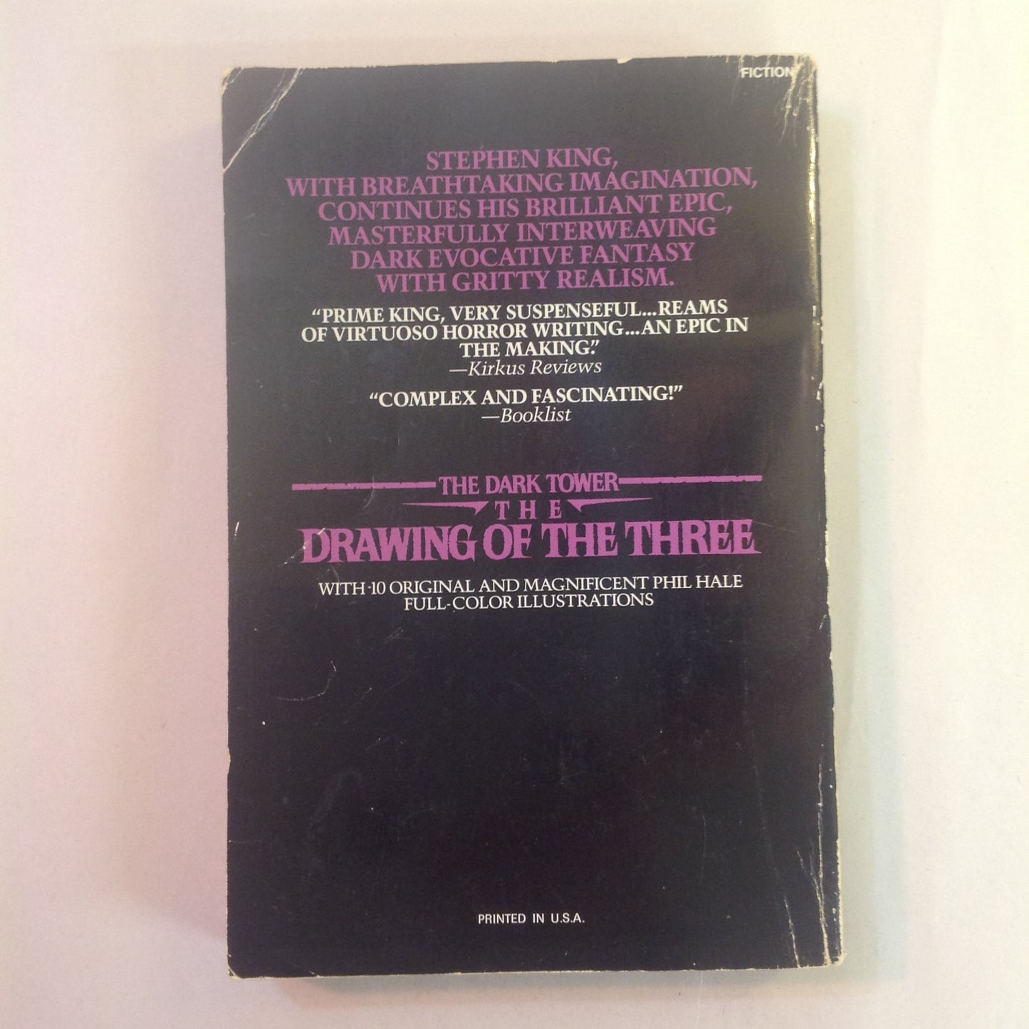 Vintage 1987 Trade Paperback The Dark Tower II: The Drawing of the Three Stephen King