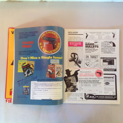 Vintage Jan/Feb 1980 The American Handgunner Magazine Ruger Redhawk .44 MAG DA 9mm Myth .223 Contender 1979 IPSC Nationals