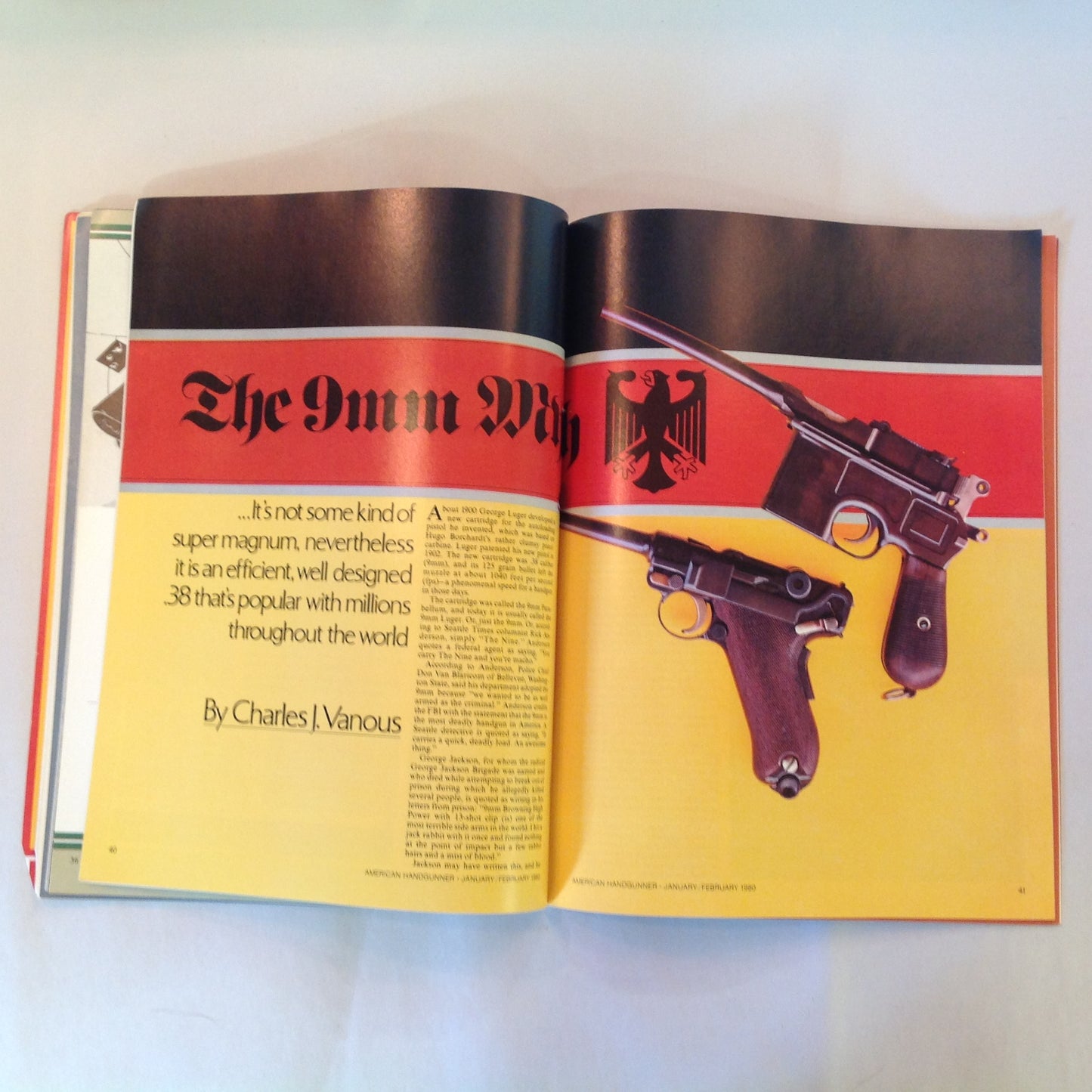 Vintage Jan/Feb 1980 The American Handgunner Magazine Ruger Redhawk .44 MAG DA 9mm Myth .223 Contender 1979 IPSC Nationals