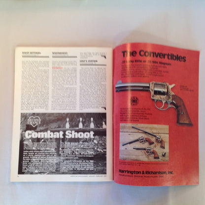 Vintage Jan/Feb 1980 The American Handgunner Magazine Ruger Redhawk .44 MAG DA 9mm Myth .223 Contender 1979 IPSC Nationals