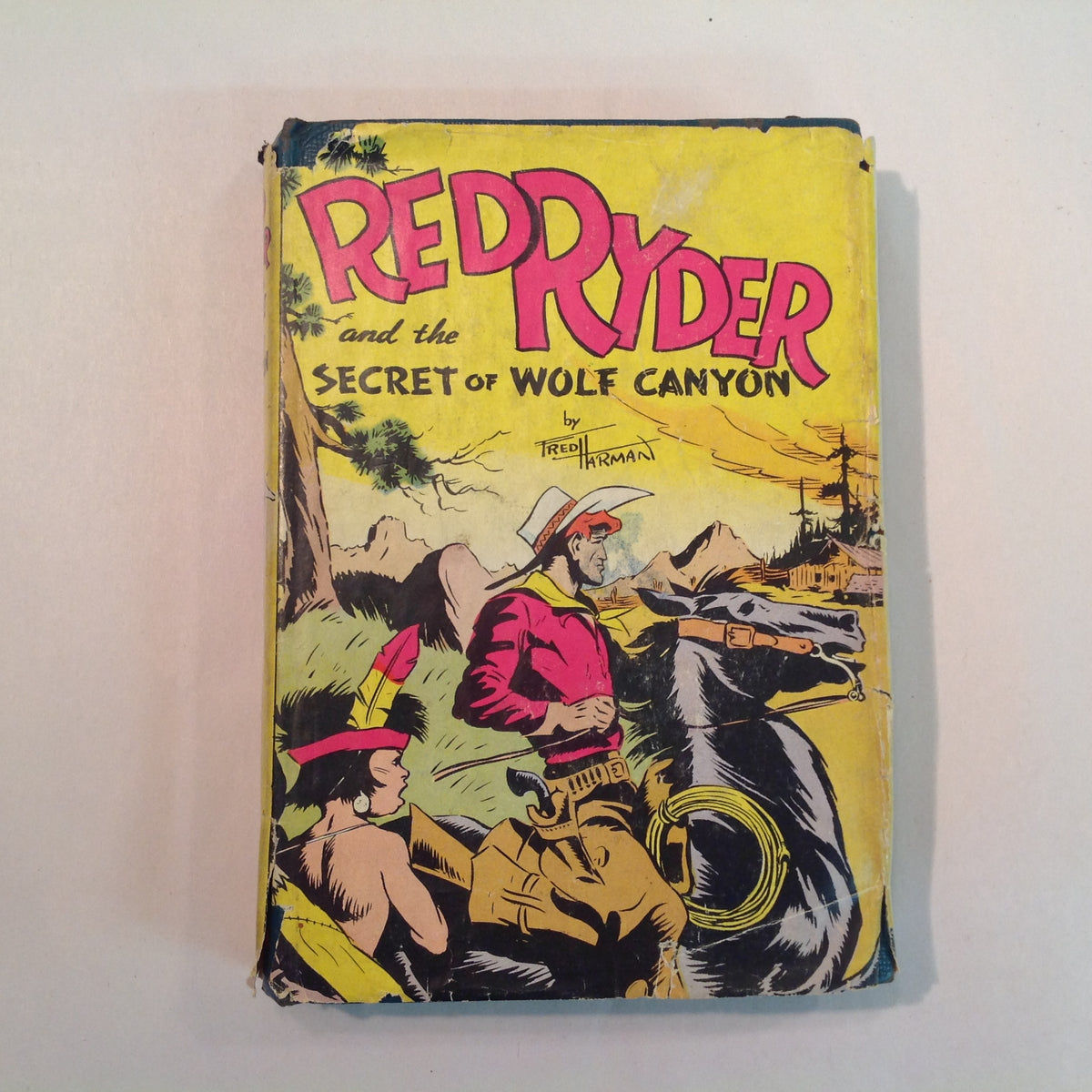 Vintage 1941 Hardcover Red Ryder and the Secret of Wolf Canyon S S Stevens
