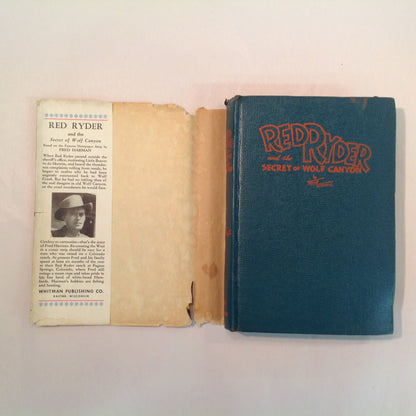 Vintage 1941 Hardcover Red Ryder and the Secret of Wolf Canyon S S Stevens