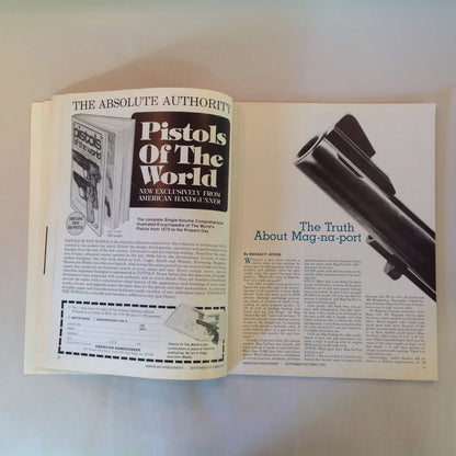 Vintage Sep/Oct The American Handgunner Handgun Stocks T/C Super 14's Mag-Na-Port