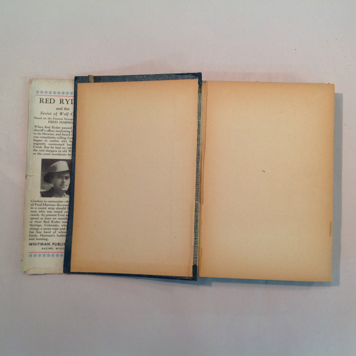 Vintage 1941 Hardcover Red Ryder and the Secret of Wolf Canyon S S Stevens