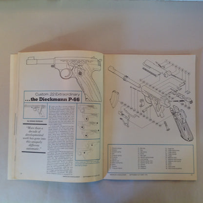 Vintage Sep/Oct The American Handgunner Handgun Stocks T/C Super 14's Mag-Na-Port
