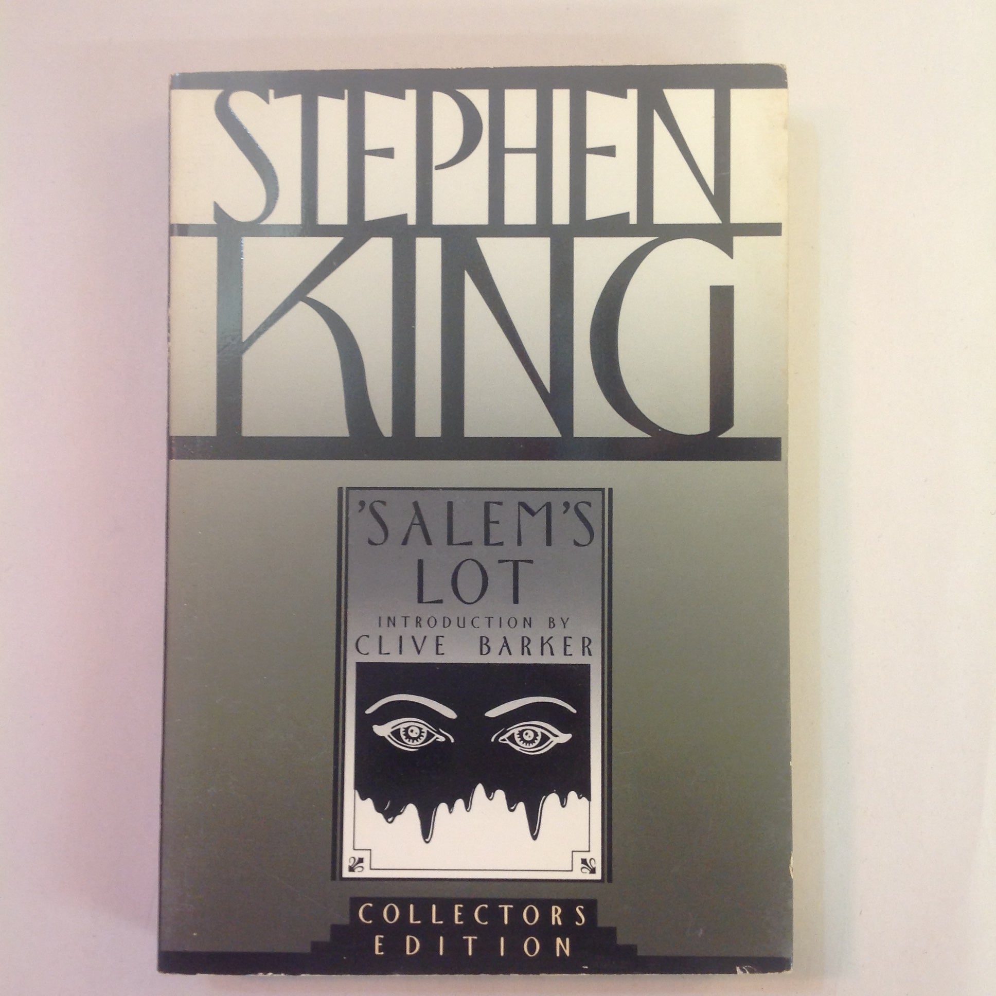 Vintage 1991 Trade Paperback Salem's Lot Stephen King Collector's Edition First Printing