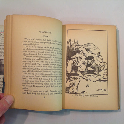 Vintage 1941 Hardcover Red Ryder and the Secret of Wolf Canyon S S Stevens