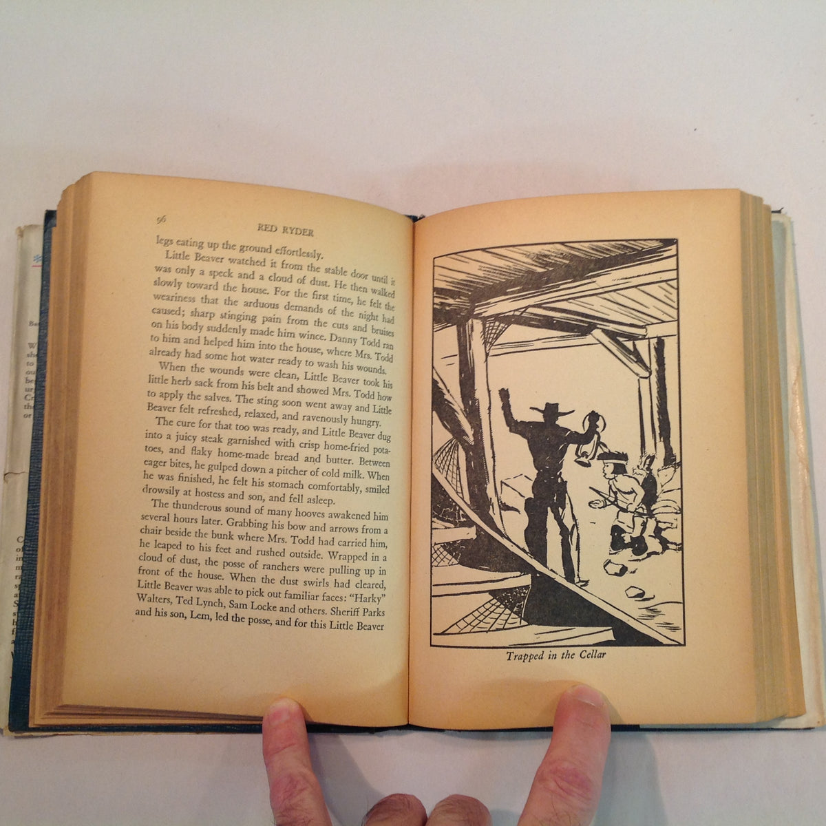 Vintage 1941 Hardcover Red Ryder and the Secret of Wolf Canyon S S Stevens