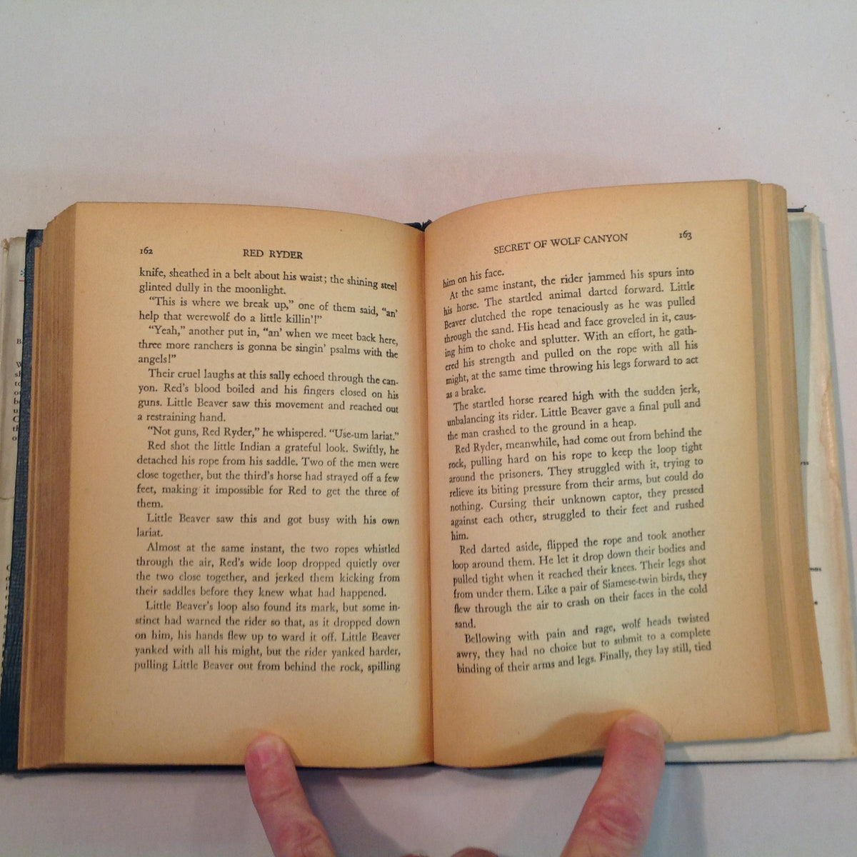 Vintage 1941 Hardcover Red Ryder and the Secret of Wolf Canyon S S Stevens