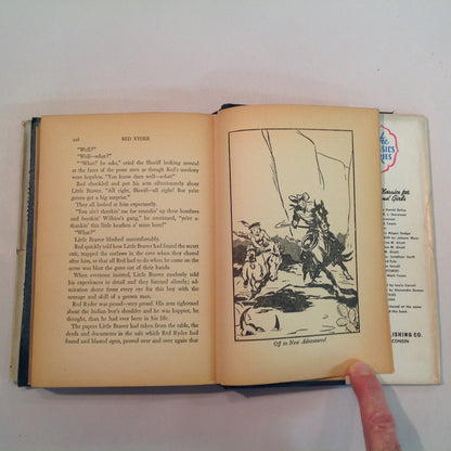 Vintage 1941 Hardcover Red Ryder and the Secret of Wolf Canyon S S Stevens