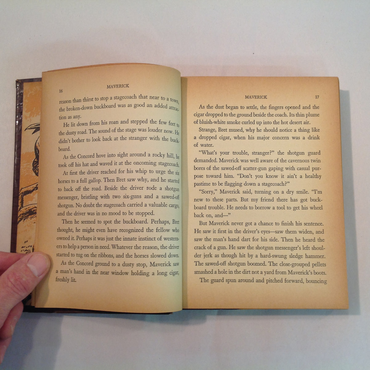 Vintage 1959 Hardcover Warner Bros Maverick Authorized Edition Charles Coombs Alexander Toth Illustrations