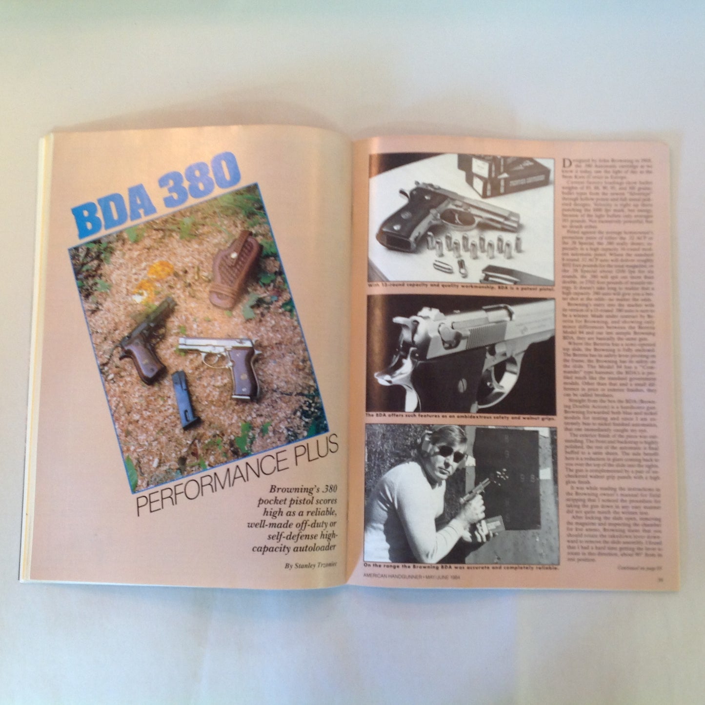 Vintage May/Jun 1984 American Handgunner Magazine IHMSA Matches Test Reports Stopping Power Revolver Vs African Game