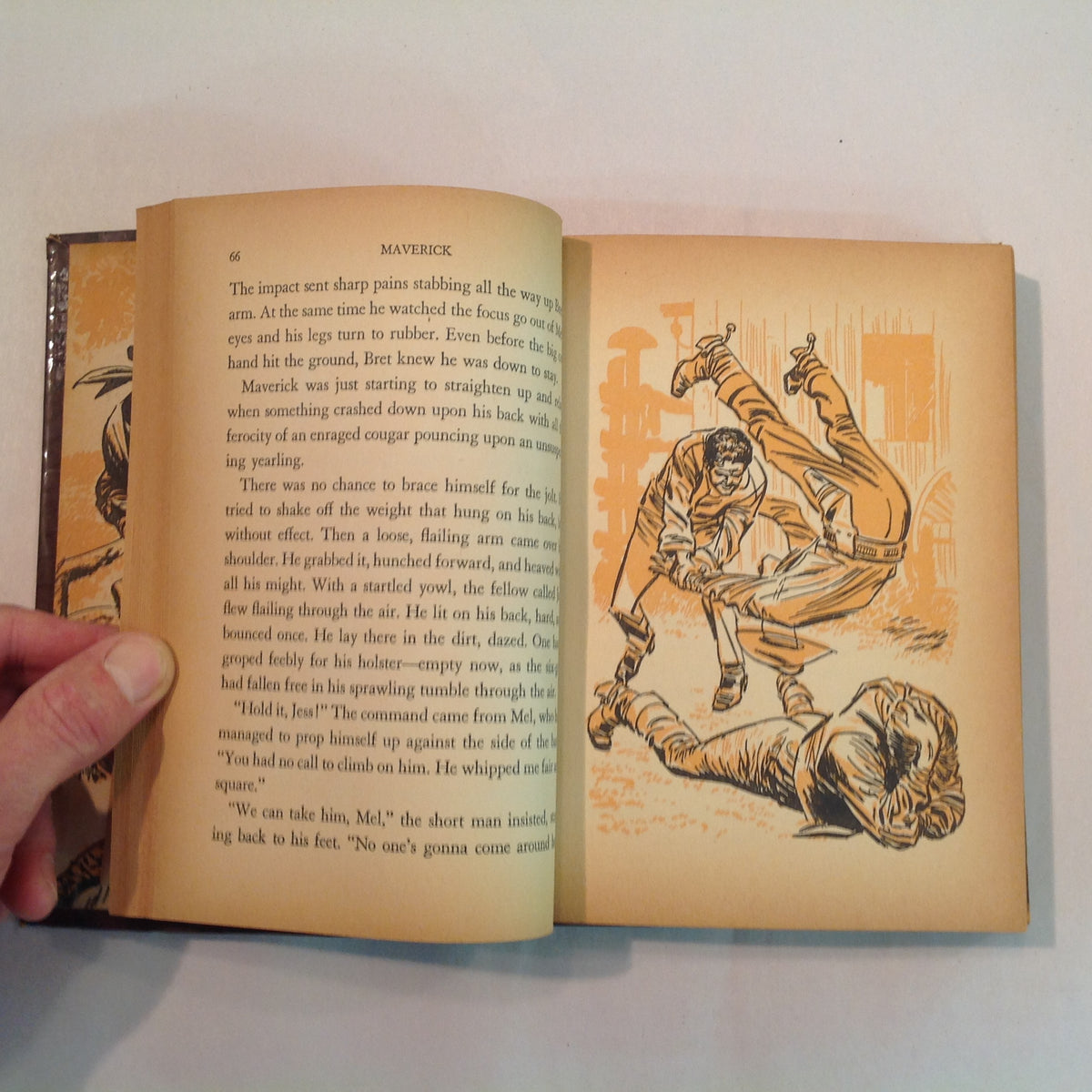 Vintage 1959 Hardcover Warner Bros Maverick Authorized Edition Charles Coombs Alexander Toth Illustrations