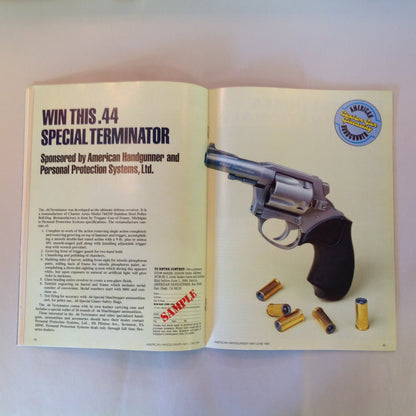Vintage May/Jun 1984 American Handgunner Magazine IHMSA Matches Test Reports Stopping Power Revolver Vs African Game