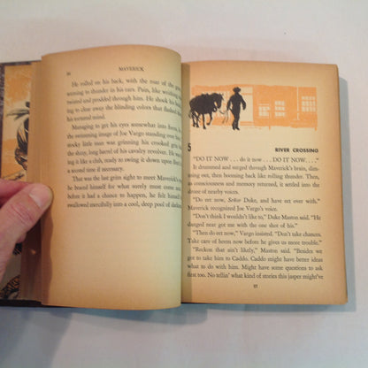 Vintage 1959 Hardcover Warner Bros Maverick Authorized Edition Charles Coombs Alexander Toth Illustrations