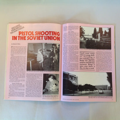 Vintage May/Jun 1984 American Handgunner Magazine IHMSA Matches Test Reports Stopping Power Revolver Vs African Game