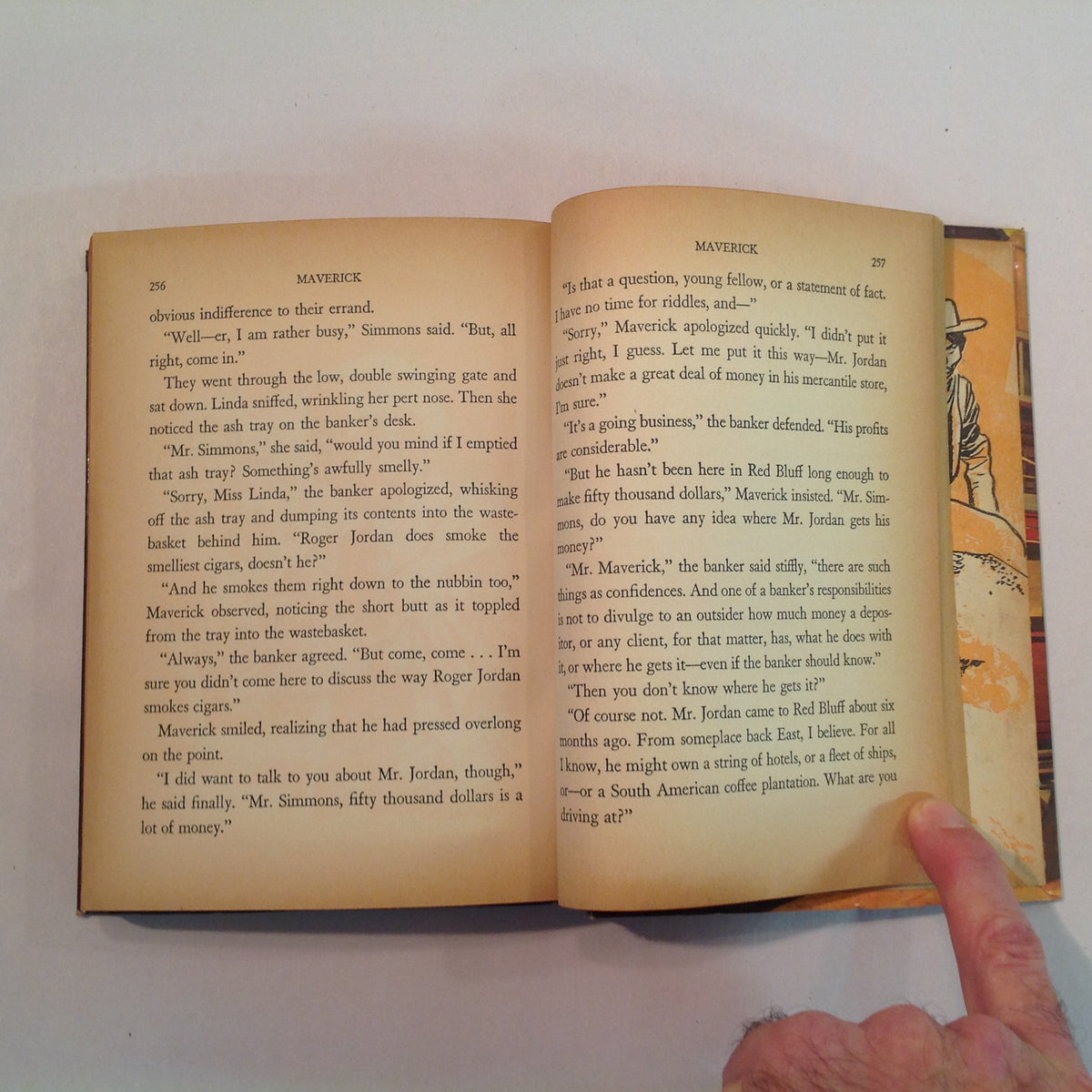 Vintage 1959 Hardcover Warner Bros Maverick Authorized Edition Charles Coombs Alexander Toth Illustrations