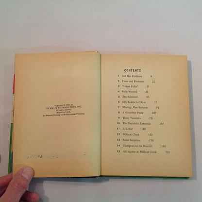 Vintage 1963 Hardcover The Beverly Hillbillies: The Saga of Wildcat Creek Doris Schroeder Illustrated TV Tie-In