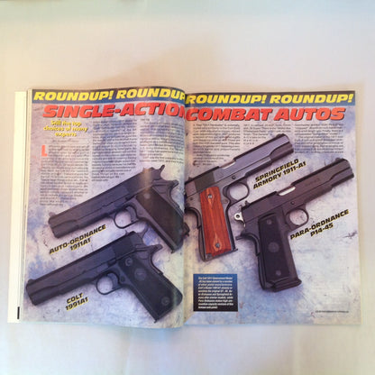 Vintage Apr 1996 Handguns Magazine Latest Smith & Wesson Magnums Concealed Carry .357 Magnum FBI .357 SIG Combat Training