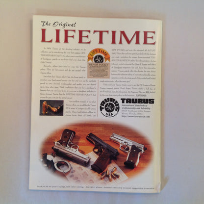 Vintage Apr 1996 Handguns Magazine Latest Smith & Wesson Magnums Concealed Carry .357 Magnum FBI .357 SIG Combat Training